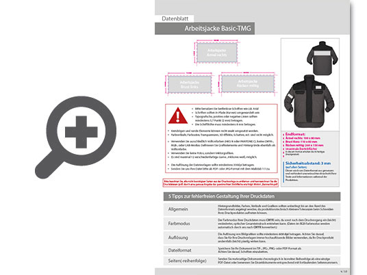 Product Bild arbeitsjacke_basic-tmg__mit_einer_stickposition_(hinten)