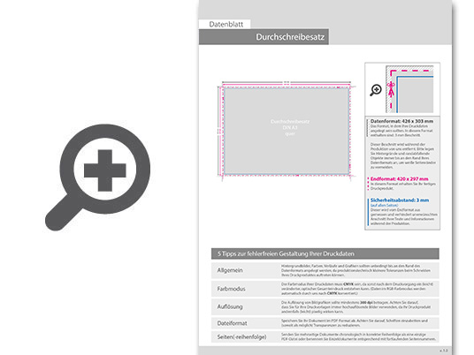 Product Bild durchschreibes__tze_din_a3_quer__4-fach__4_0-farbig__25_s__tze_je_block